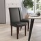 Merrick Lane Ellison Mid-Century Panel Back Parsons Accent Dining Chair